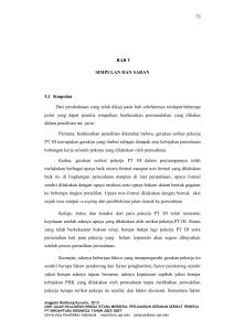 73 . BAB V SIMPULAN DAN SARAN 5.1 Simpulan