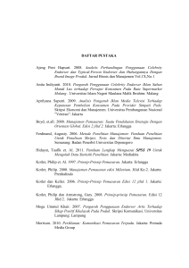 DAFTAR PUSTAKA Ajeng Peni Hapsari. 2008. Analsiis