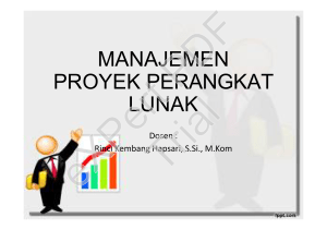 manajemen proyek perangkat lunak