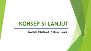 KSI Lanjut Pertemuan 4 - SCM dan IT dalam SCM