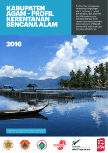 2016 kabupaten agam – profil kerentanan