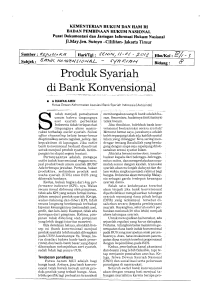 Produk Syariah di Bank Konvensional