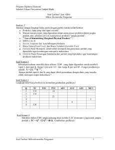 Soal Kuis - sia debsv ugm