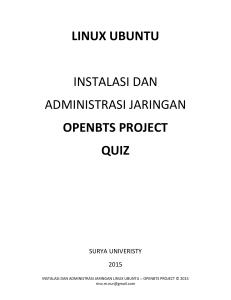 linux ubuntu instalasi dan administrasi jaringan openbts project quiz