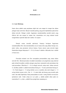 BAB 1 PENDAHULUAN 1.1. Latar Belakang Suatu aliran adalah