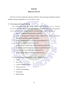 Modul Praktikum Current Feedback Operational Amplifier