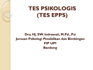 tes psikologis (tes epps)