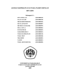 asuhan keperawatan an keperawatan pada pasien dengan hiv/aids