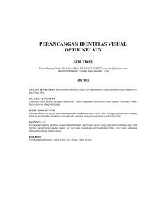 PERANCANGAN IDENTITAS VISUAL OPTIK KELVIN