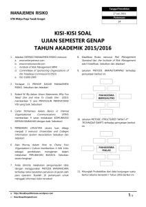 kisi-kisi soal ujian semester genap tahun akademik 2015/2016