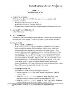 Modul Praktikum Desain Web