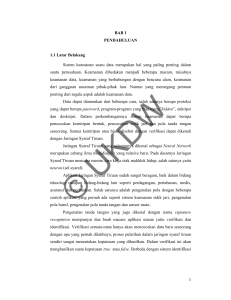 1 BAB 1 PENDAHULUAN 1.1 Latar Belakang Sistem