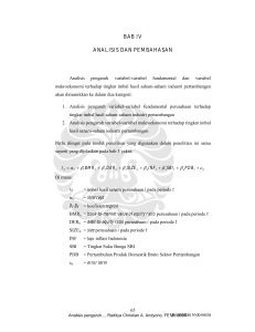 BAB IV ANALISIS DAN PEMBAHASAN