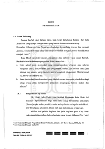 BABI PENDAHULUAN 1.1. Latar Belakang Secara harfiah dari