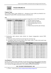 tugas online #4 - 6623 – Taufiqur Rachman