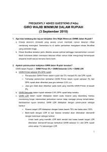 FAQ GWM Utama 8% dan GWM LDR 3 Sep 2010