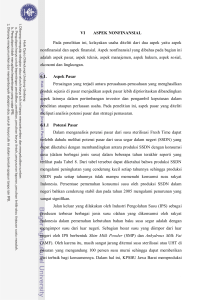 VI ASPEK NONFINANSIAL Pada penelitian ini