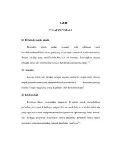 BAB II TINJAUAN PUSTAKA 2.1 Definisidermatitis