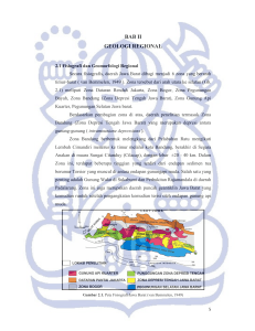 BAB II GEOLOGI REGIONAL