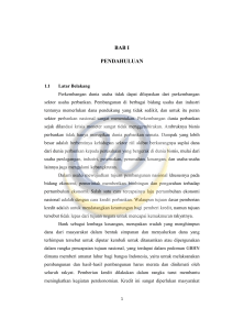 BAB I PENDAHULUAN - Widyatama Repository