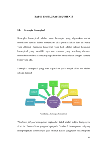 BAB II EKSPLORASI ISU BISNIS