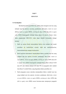 BAB V PENUTUP 5.1 Kesimpulan Berdasarkan hasil penelitian dan