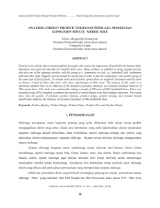 analisis atribut produk terhadap perilaku pembelian