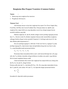 prakt 2. Rangkaian Bias Penguat