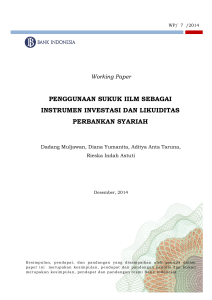 penggunaan sukuk iilm sebagai instrumen