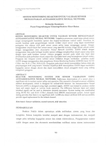 SISTEM MONITORING REAKTOR UNTUK - Digilib