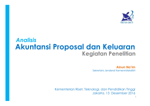 Akuntansi Proposal dan Keluaran