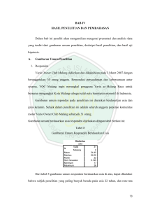 BAB IV HASIL PENELITIAN DAN PEMBAHASAN Dalam bab ini