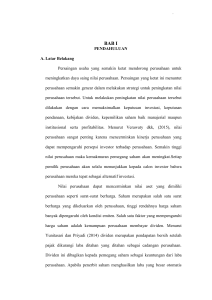 PENDAHULUAN A. Latar Belakang Persaingan