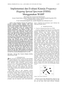 Frequency Hopping Spread Spectrum