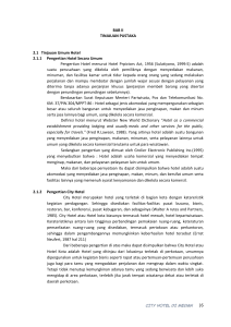 BAB II TINJAUAN PUSTAKA 2.1 Tinjauan Umum