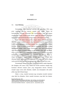1 BAB I PENDAHULUAN 1.1. Latar Belakang