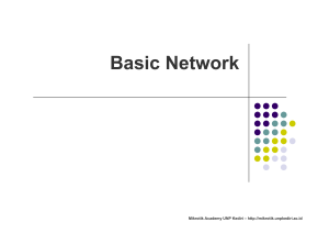 Network Basic - Mikrotik.Academy