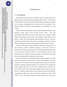 Penyelesaian Vehicle Routing Problem