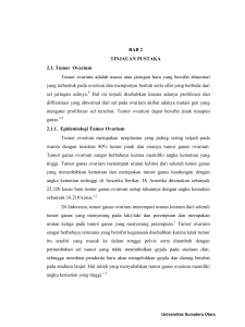 BAB 2 TINJAUAN PUSTAKA 2.1. Tumor Ovarium Tumor ovarium