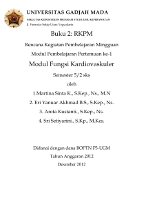 Buku 2: RKPM Modul Fungsi Kardiovaskuler