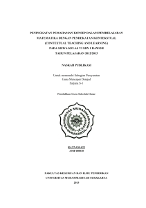 naskah publikasi - Universitas Muhammadiyah Surakarta