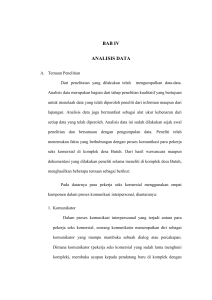 BAB IV ANALISIS DATA