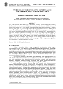 Analisis Faktor-Faktor yang Mempengaruhi