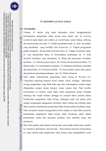 Disain Sistem Pengelolaan Lahan Kering Berkelanjutan Berbasis