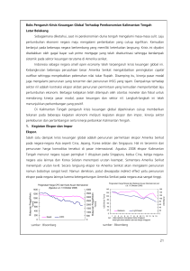 Boks Pengaruh Krisis Keuangan Global Terhadap Perekonomian