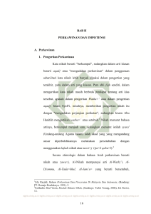 16 BAB II PERKAWINAN DAN IMPOTENSI A. Perkawinan 1