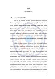 1 BAB I PENDAHULUAN 1.1 Latar Belakang Penelitian Pada saat