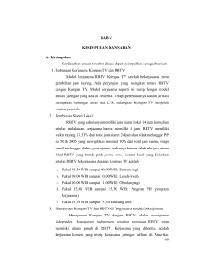 88 BAB V KESIMPULAN DAN SARAN A. Kesimpulan