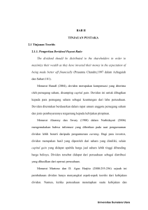 BAB II TINJAUAN PUSTAKA 2.1 Tinjauan Teoritis 2.1.1. Pengertian