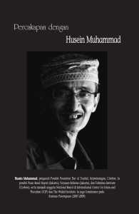 Percakapan dengan Husein Muhammad